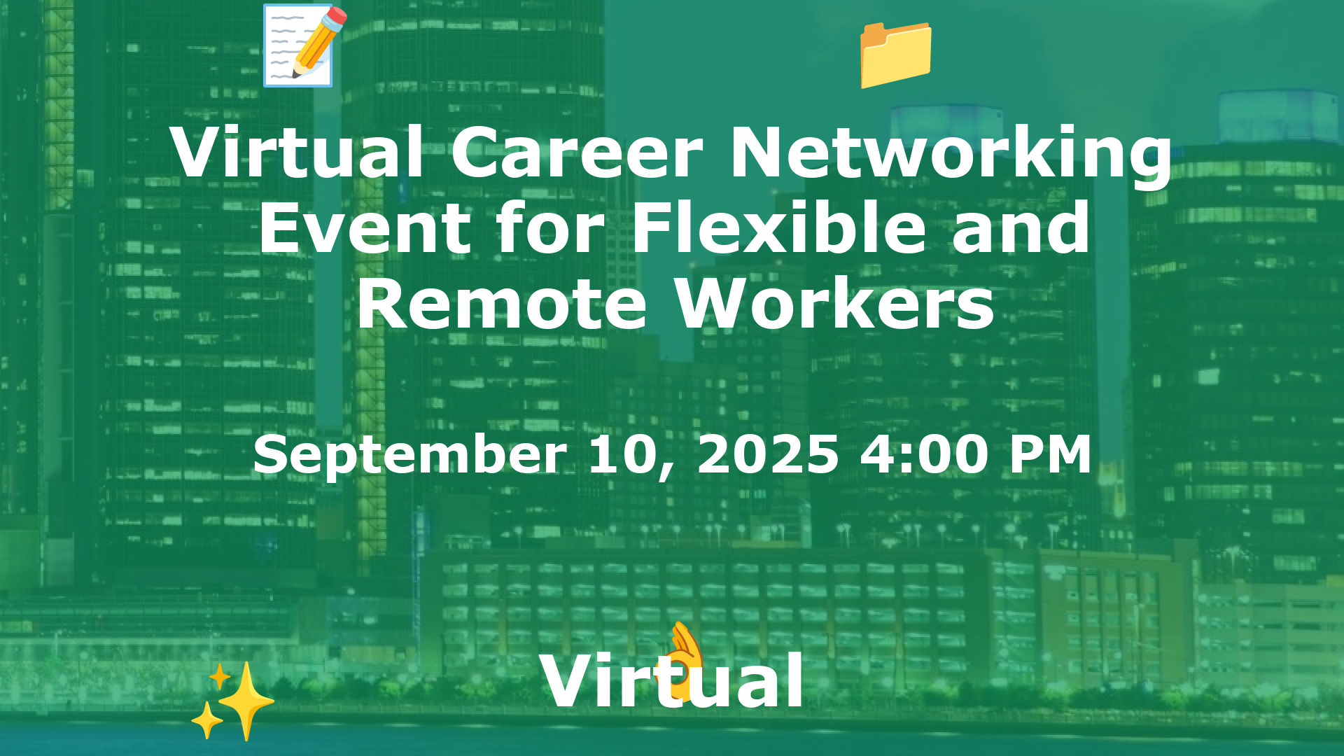 Virtual Career Networking Event for Flexible and Remote Workers event image